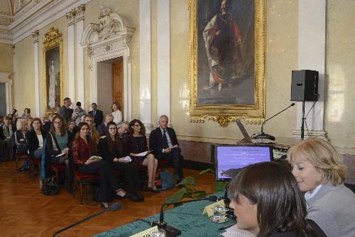 Debora Serracchiani (Presidente Regione Friuli Venezia Giulia) interviene alla tavola rotonda "Thinking Miramare"- Trieste 16/10/2017
